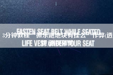 3分钟教程“微乐跑地块有挂么”作弊(透视)透视辅助