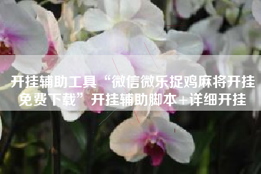 开挂辅助工具“微信微乐捉鸡麻将开挂免费下载”开挂辅助脚本+详细开挂