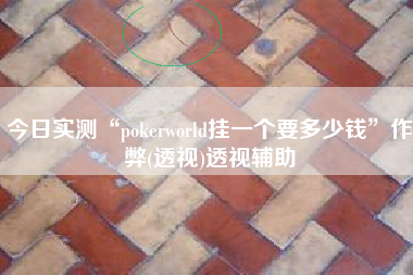 今日实测“pokerworld挂一个要多少钱”作弊(透视)透视辅助
