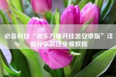 必备科技“微乐万能开挂器安卓版”详细分享装挂步骤教程