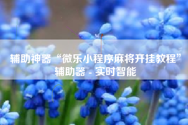 辅助神器“微乐小程序麻将开挂教程”辅助器 - 实时智能