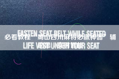 必看教程“蜀山四川麻将必赢神器”辅助器 - 实时智能