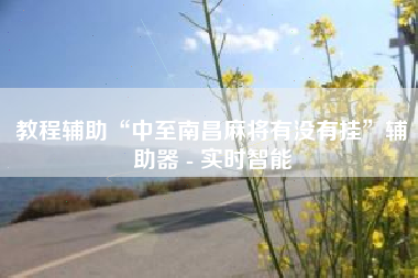 教程辅助“中至南昌麻将有没有挂”辅助器 - 实时智能