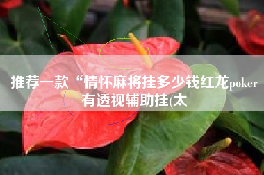 推荐一款“情怀麻将挂多少钱红龙poker有透视辅助挂(太