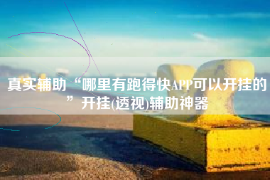 真实辅助“哪里有跑得快APP可以开挂的	”开挂(透视)辅助神器